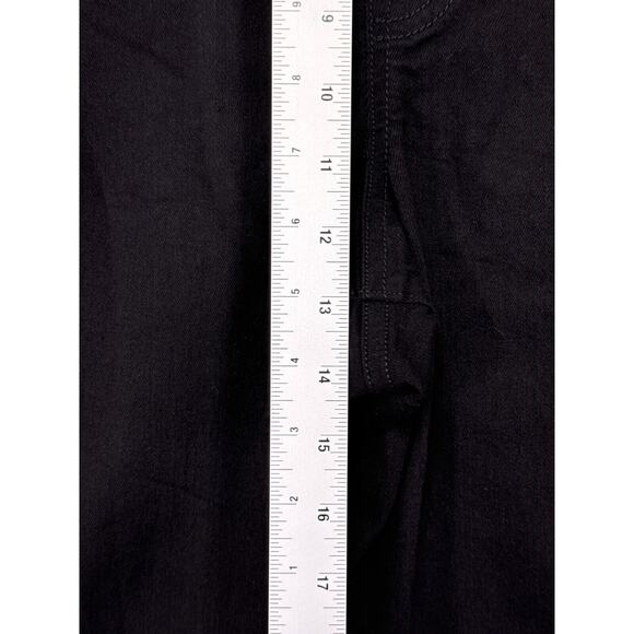 New SPANX Jeans 2X Womens Ankle Skinny Clean Black Denim Plus Size - Picture 4 of 7